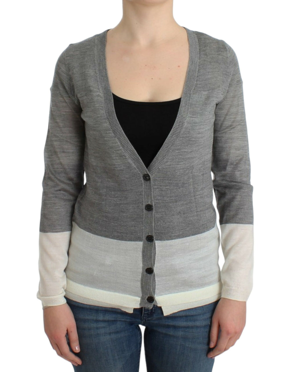Costume National Grey Lightweight Cardigan