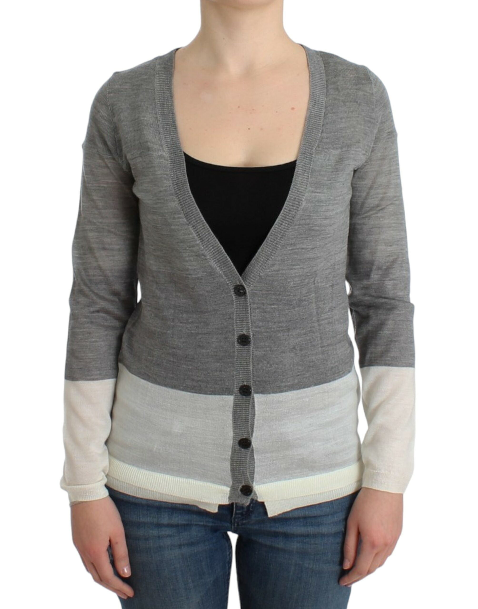 Costume National Grey Lightweight Cardigan