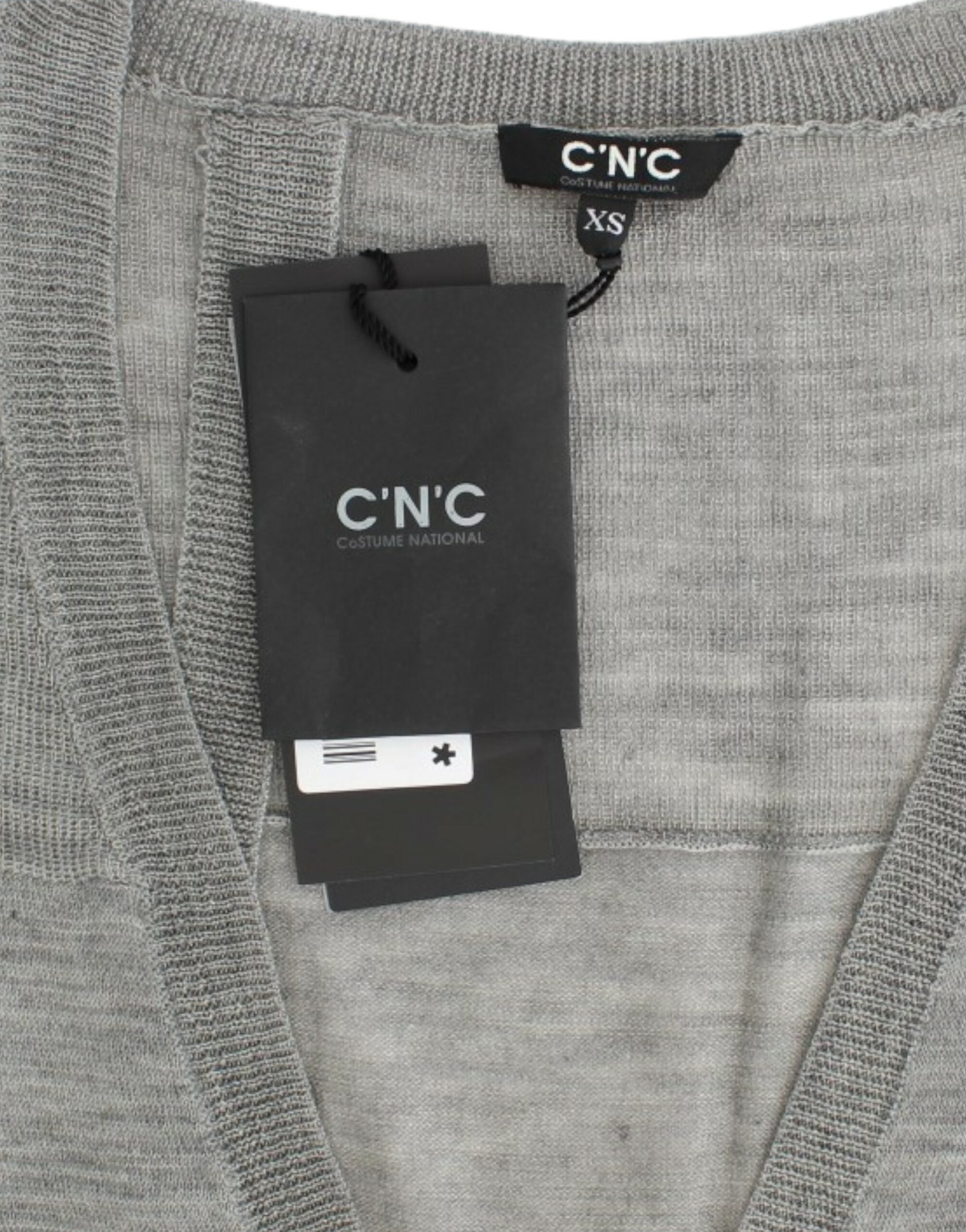 Costume National Grey Lightweight Cardigan