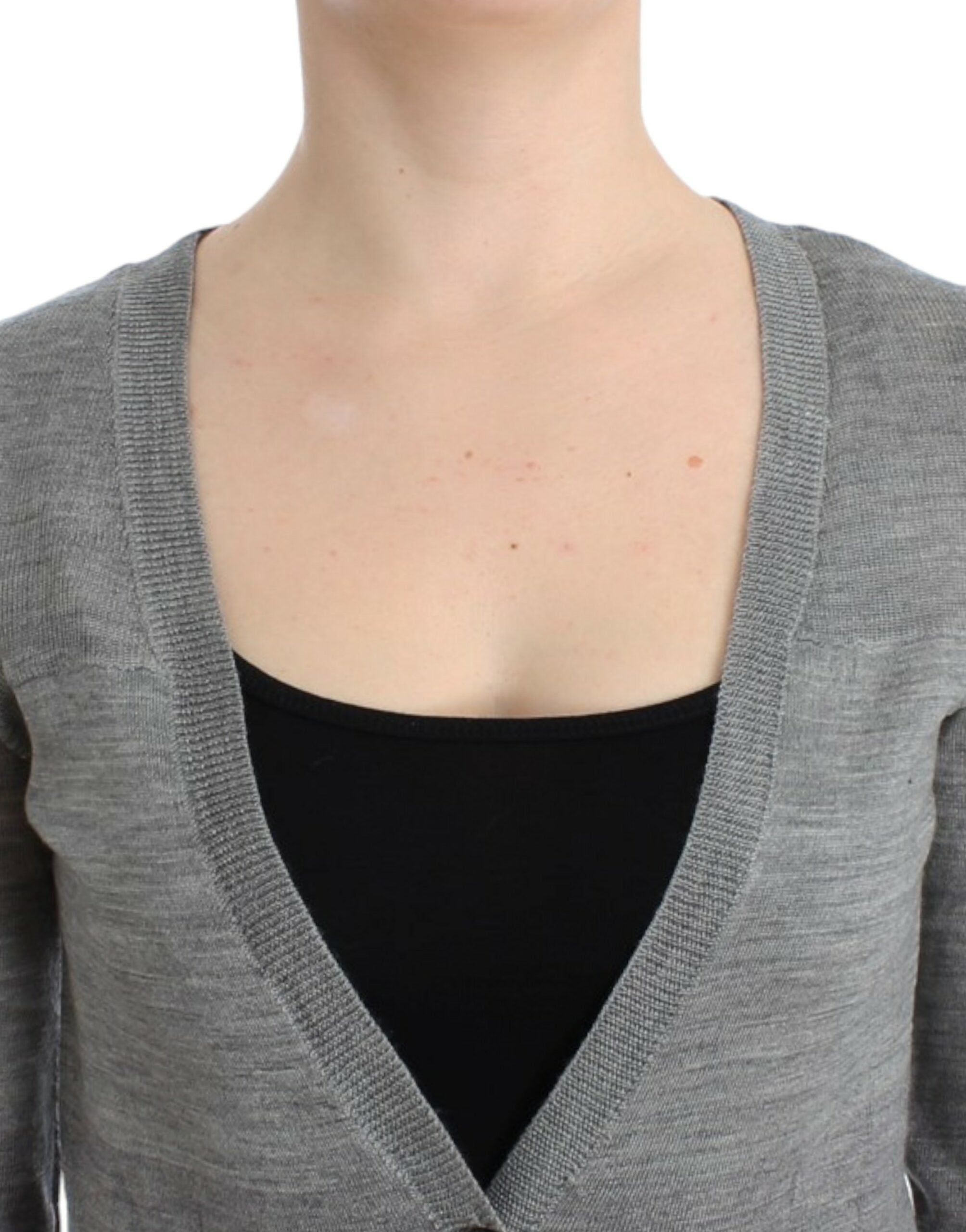 Costume National Grey Lightweight Cardigan