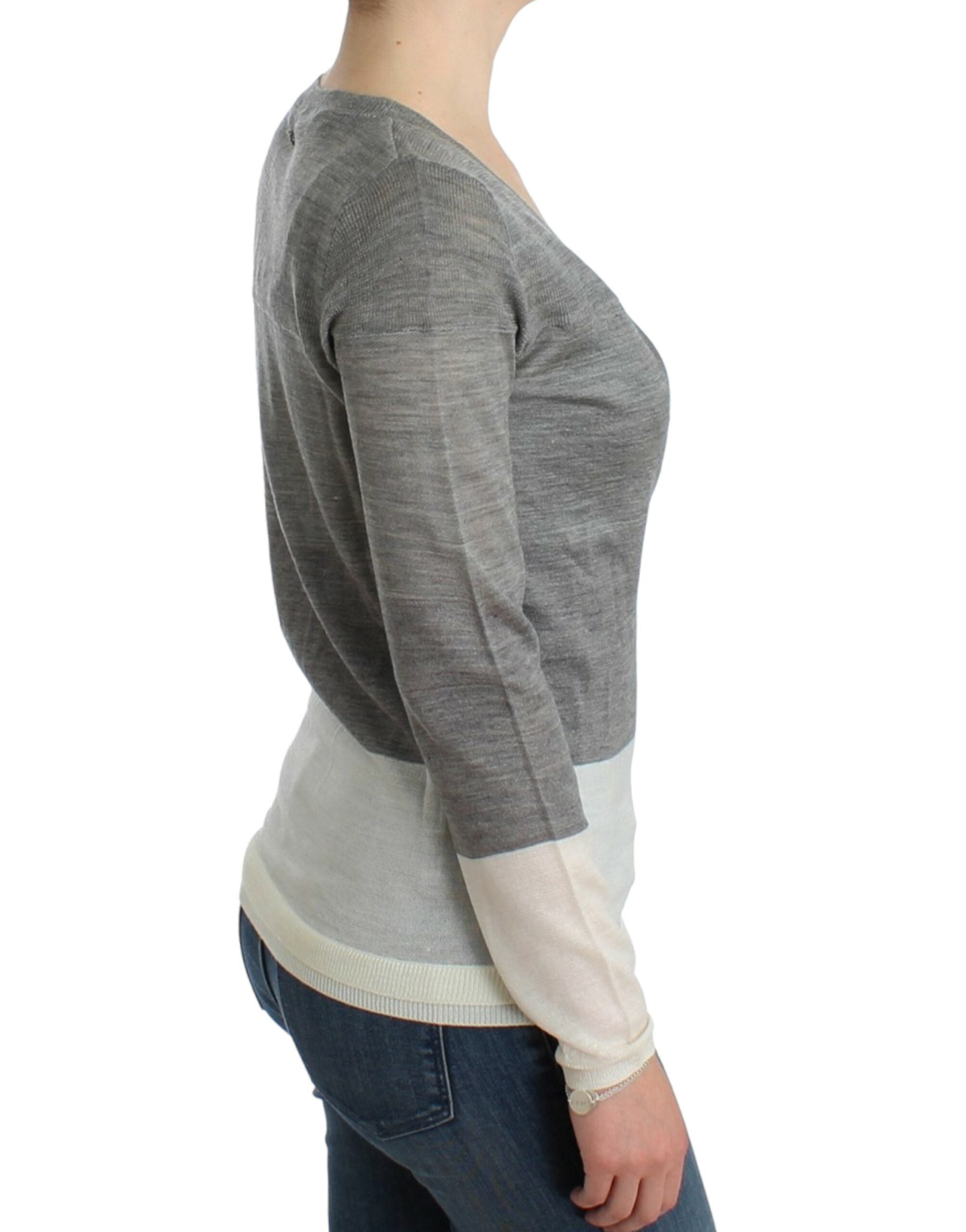Costume National Grey Lightweight Cardigan