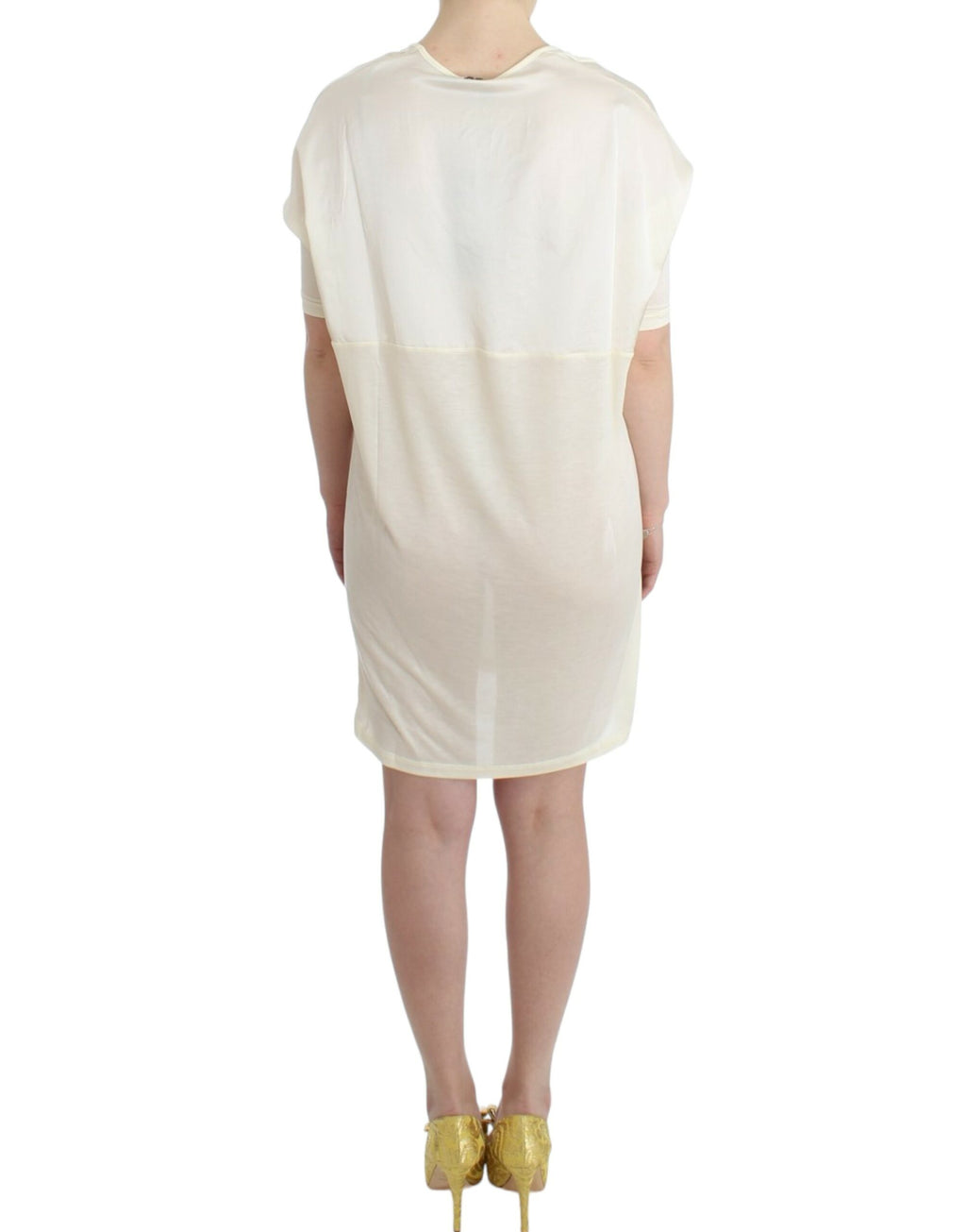 Costume National White Modal Tube Dress