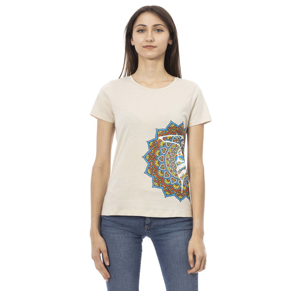Trussardi Action Beige Cotton Women's T-Shirt