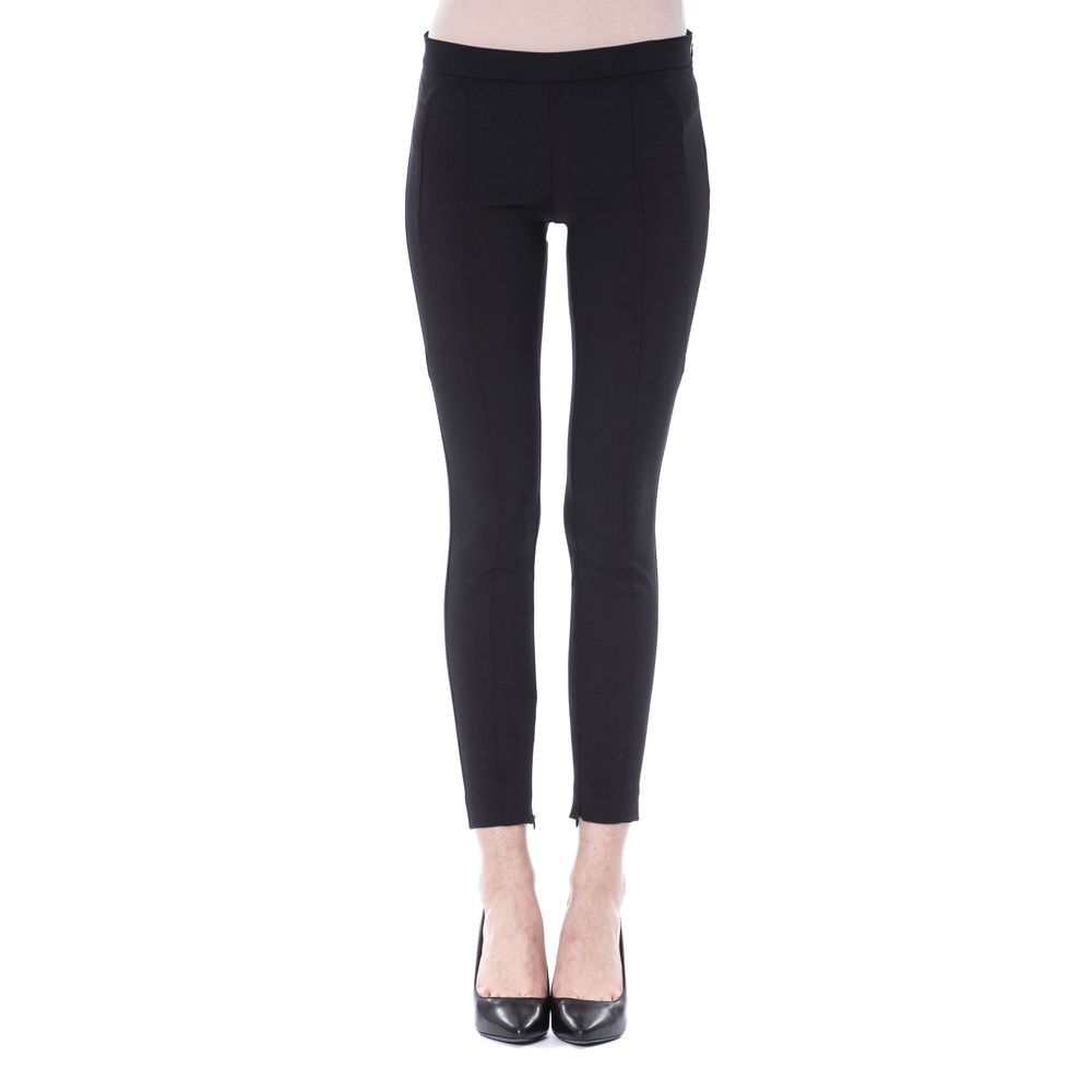 BYBLOS Schwarze Damen-Skinny-Hose aus Polyester