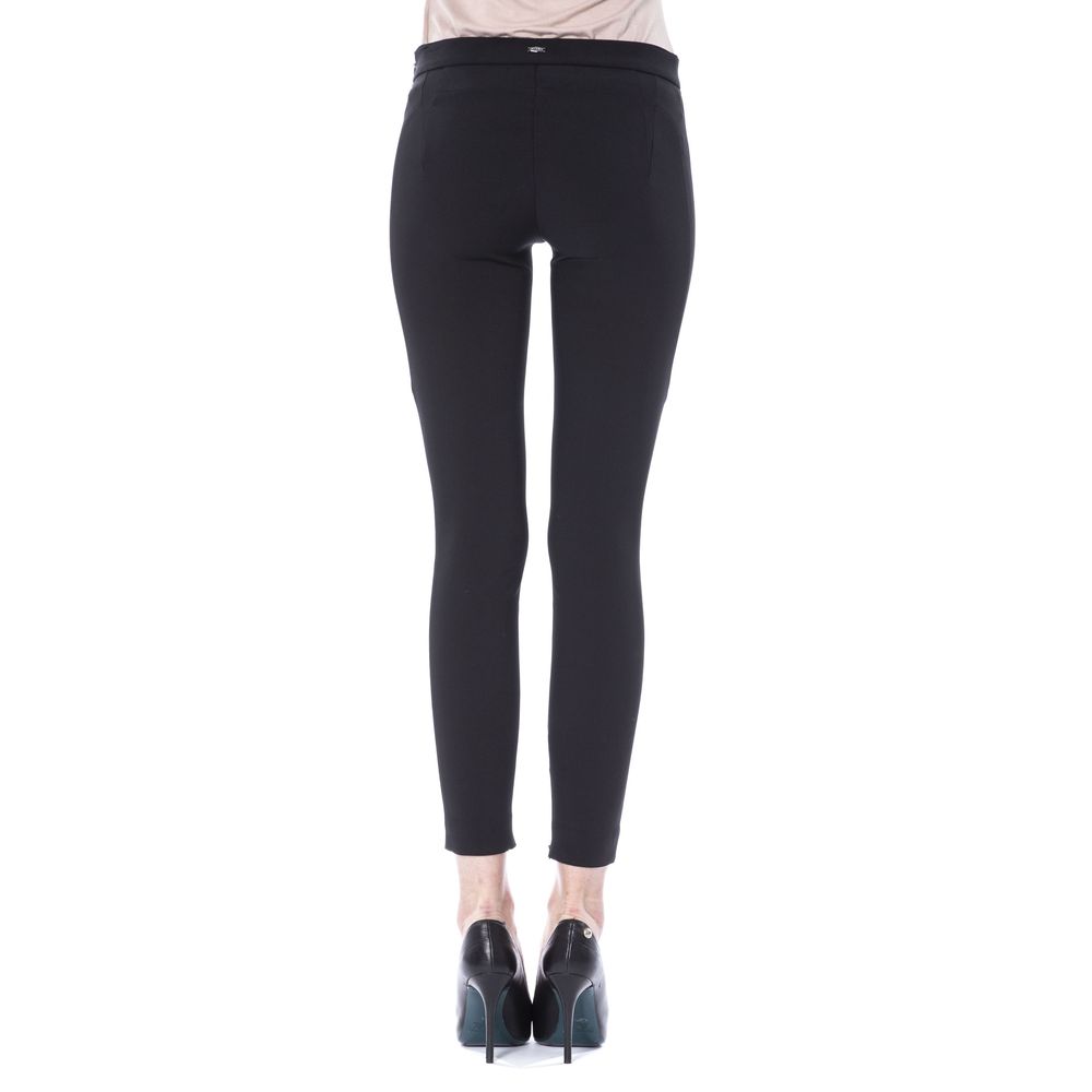BYBLOS Schwarze Damen-Skinny-Hose aus Polyester