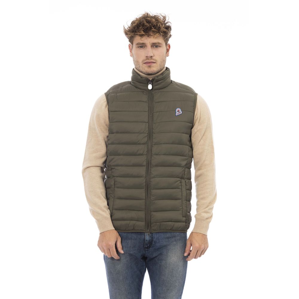 Invicta Men's Quilted Polyamide Vest in Army Green