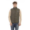 Invicta Men's Quilted Polyamide Vest in Army Green