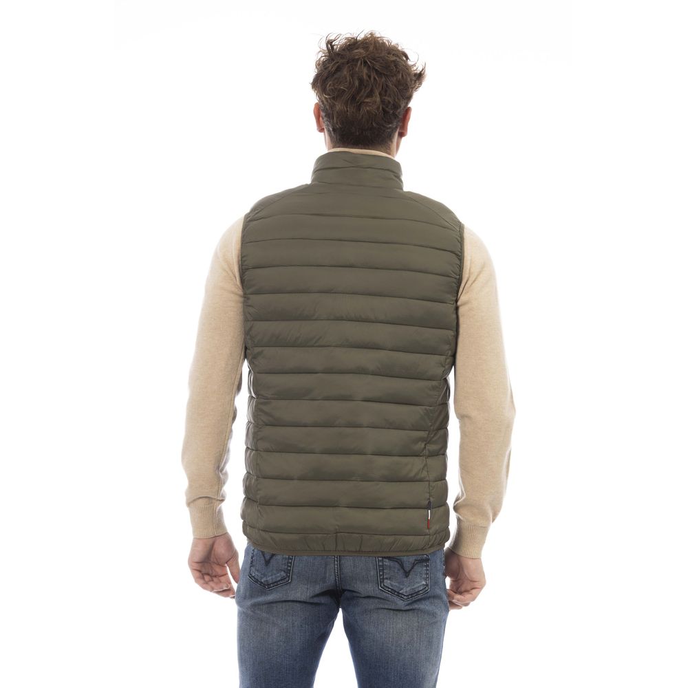 Invicta Men's Quilted Polyamide Vest in Army Green