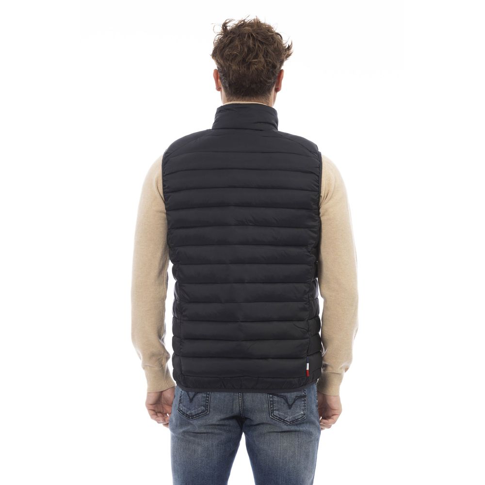 Invicta Schwarze Polyamid-Weste für Herren