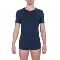 Bikkembergs Blaues Baumwoll-T-Shirt für Herren