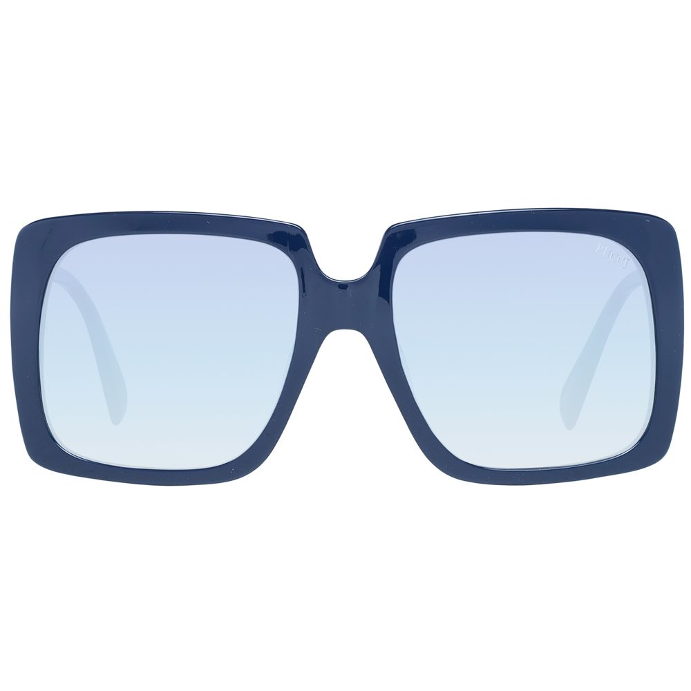 Emilio Pucci Blaue Sonnenbrille aus Kunststoff