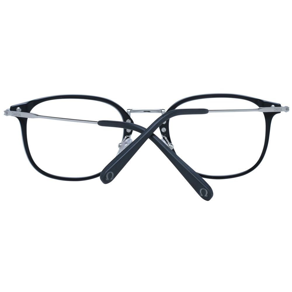Omega Brille aus schwarzem Metall & Kunststoff (Gestell)