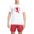 Bikkembergs Men's White Cotton T-Shirt