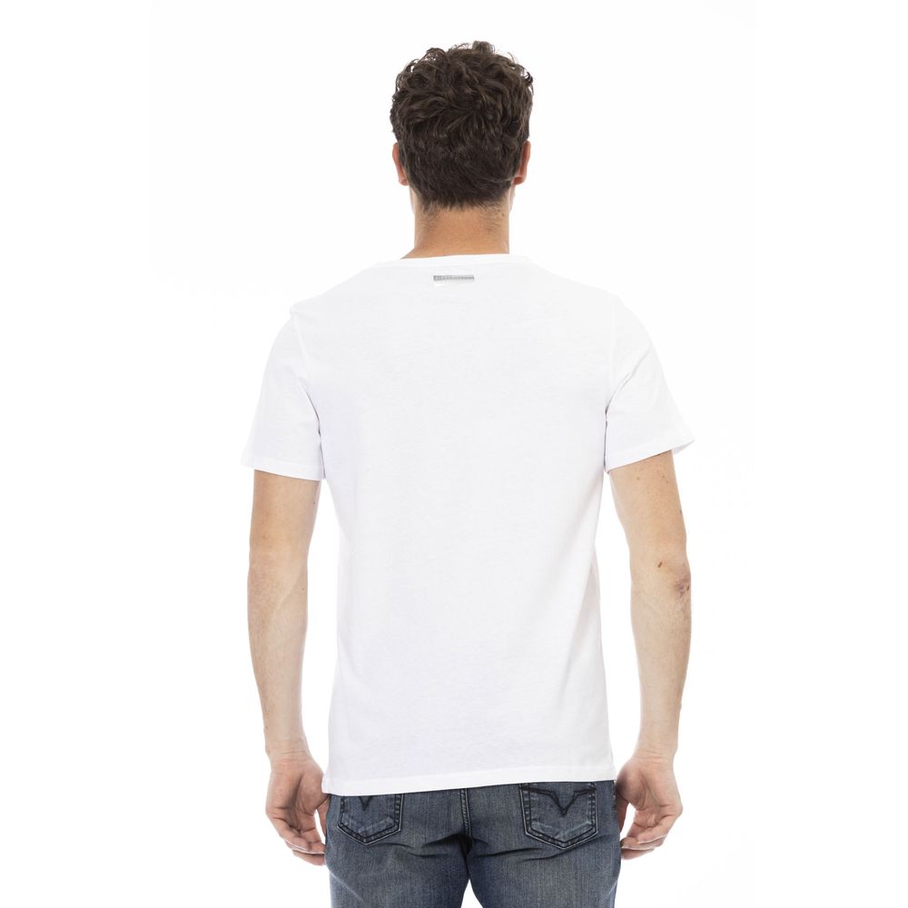 Bikkembergs Men's White Cotton T-Shirt