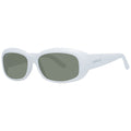 Serengeti Weiße Nylon-Sonnenbrille
