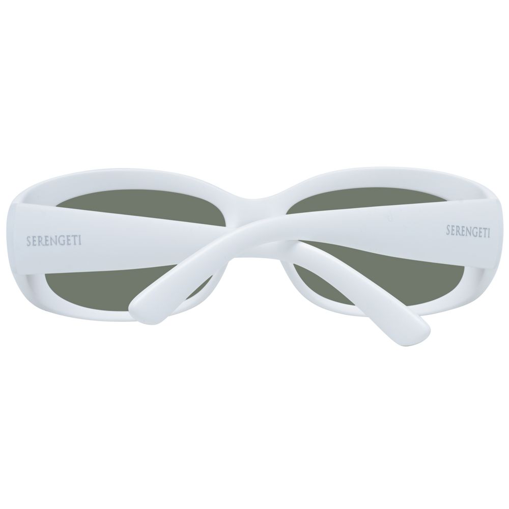 Serengeti Weiße Nylon-Sonnenbrille