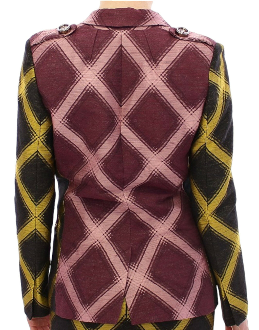 House of Holland Lilac Plaid Blazer Jacket