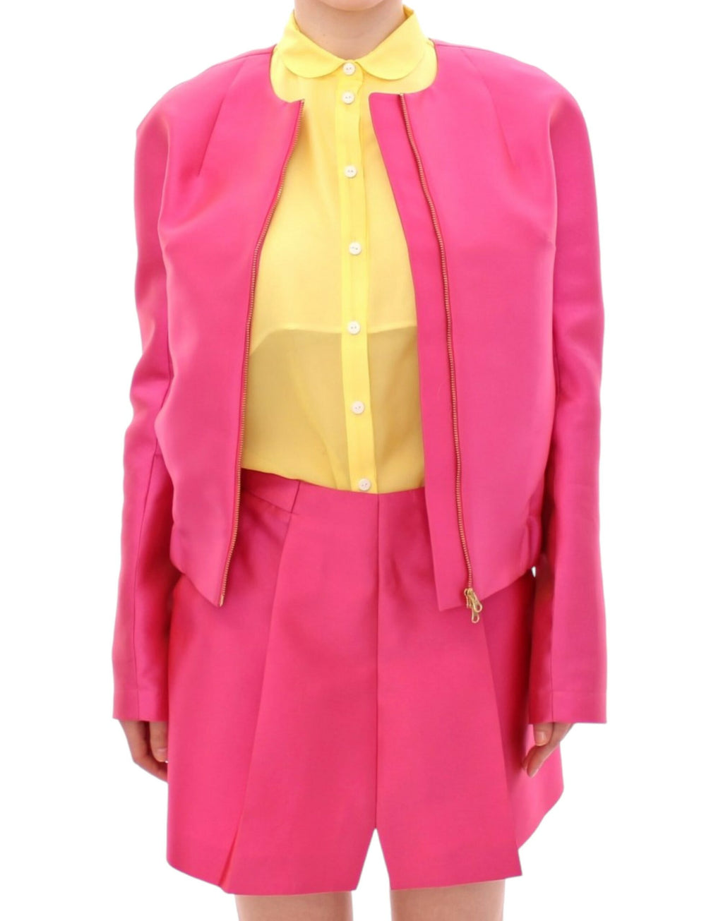 CO|TE Rosa Jacke aus Seidenmischung