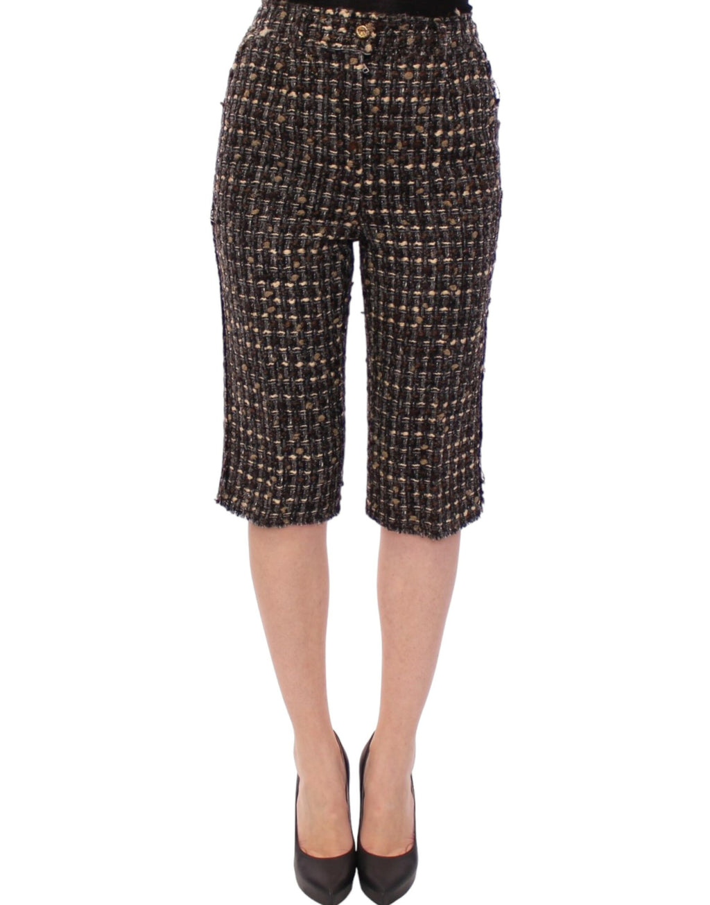 Dolce & Gabbana Multicolor Wool Shorts