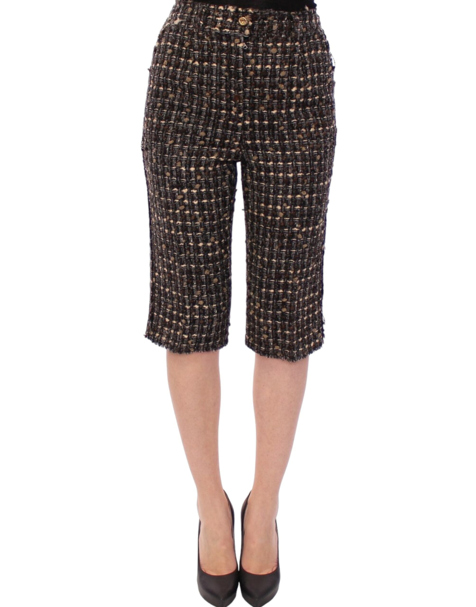 Dolce & Gabbana Multicolor Wool Shorts