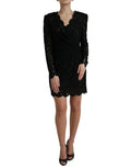 Dolce & Gabbana Black Cotton Lace Bodycon Mini Dress