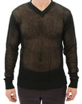 Dolce & Gabbana Dark Green Runway Mesh Pullover