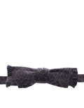 Dolce & Gabbana Graue Schwarze Wollfliege