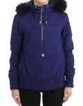 GF Ferre Blue Hooded Padded Short K-Way