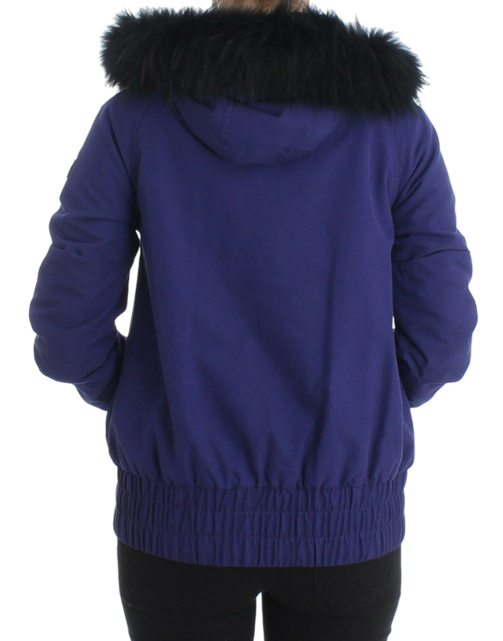 GF Ferre Blue Hooded Padded Short K-Way