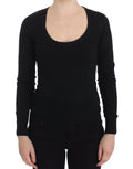 Dolce & Gabbana Black Cashmere Crew Neck Sweater Pullover