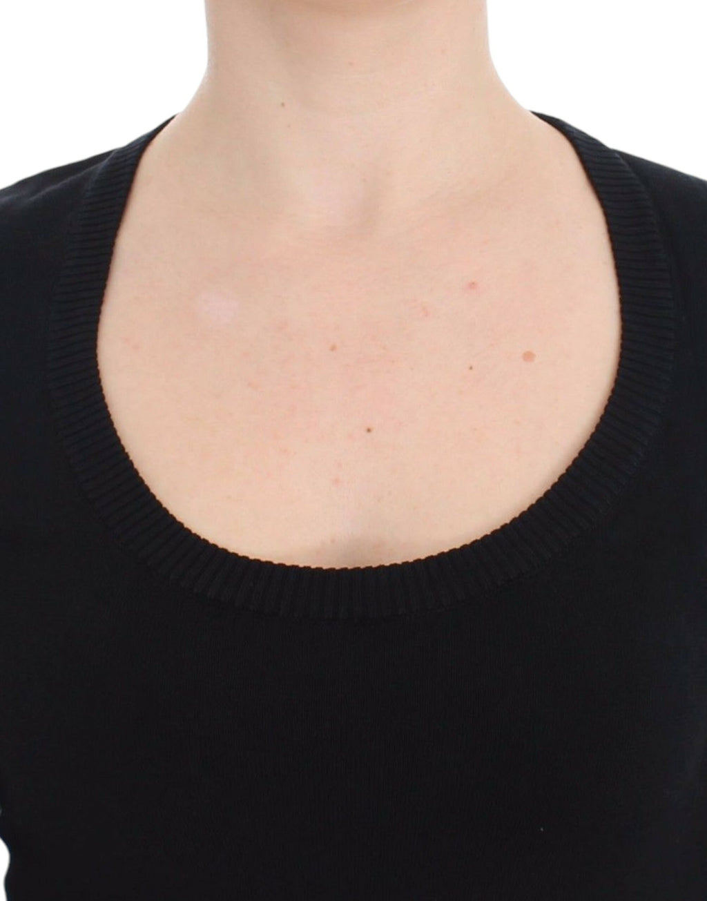 Dolce & Gabbana Black Cashmere Crew Neck Sweater Pullover