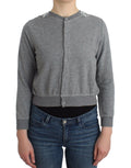 Ermanno Scervino Lingerie Grey Lace Sweater Cardigan Top