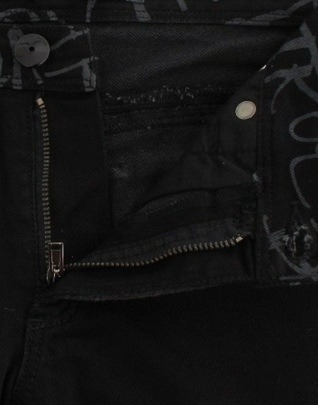 Ermanno Scervino Black Slim Jeans Denim Trousers Skinny Stretch