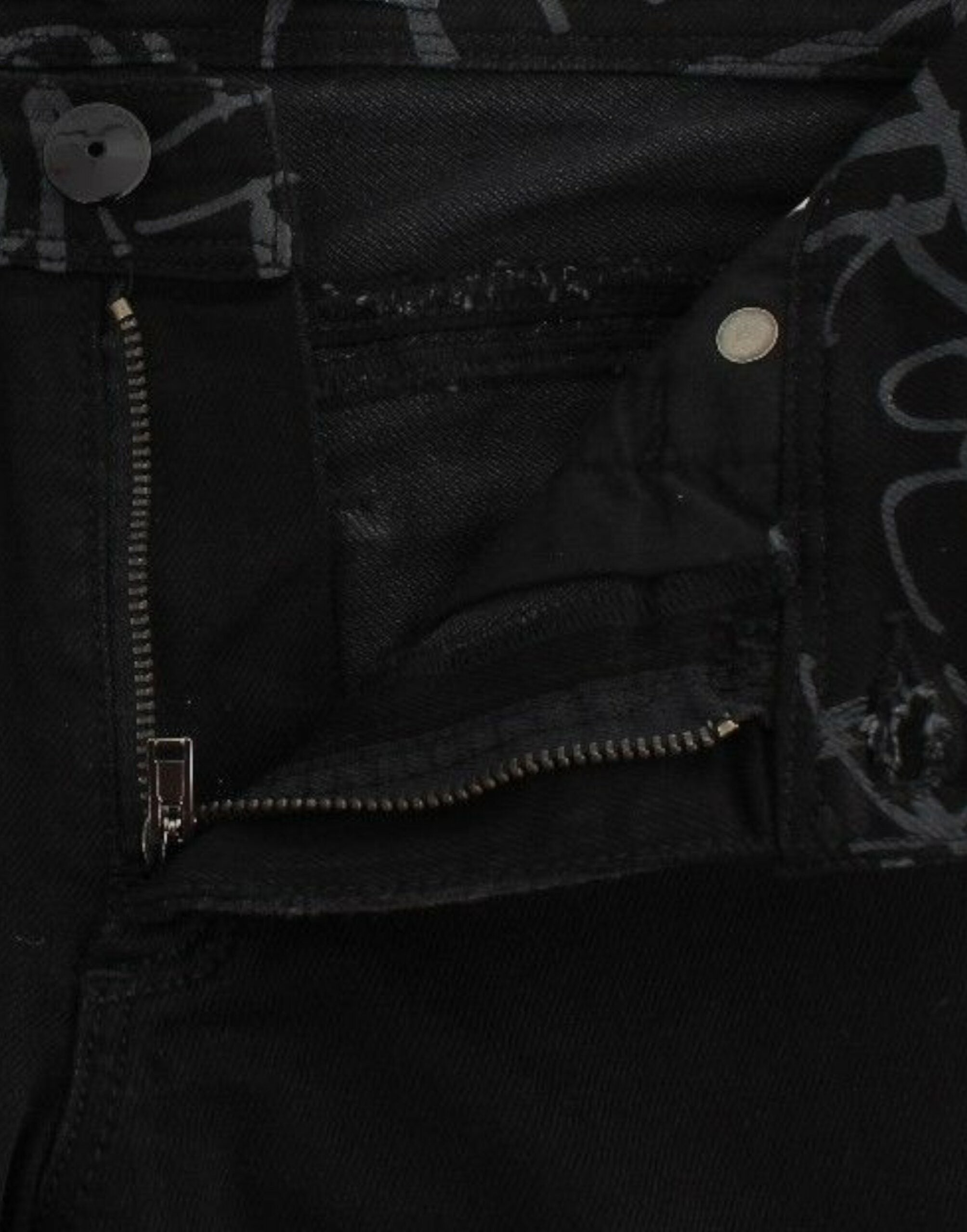 Ermanno Scervino Black Slim Jeans Denim Trousers Skinny Stretch