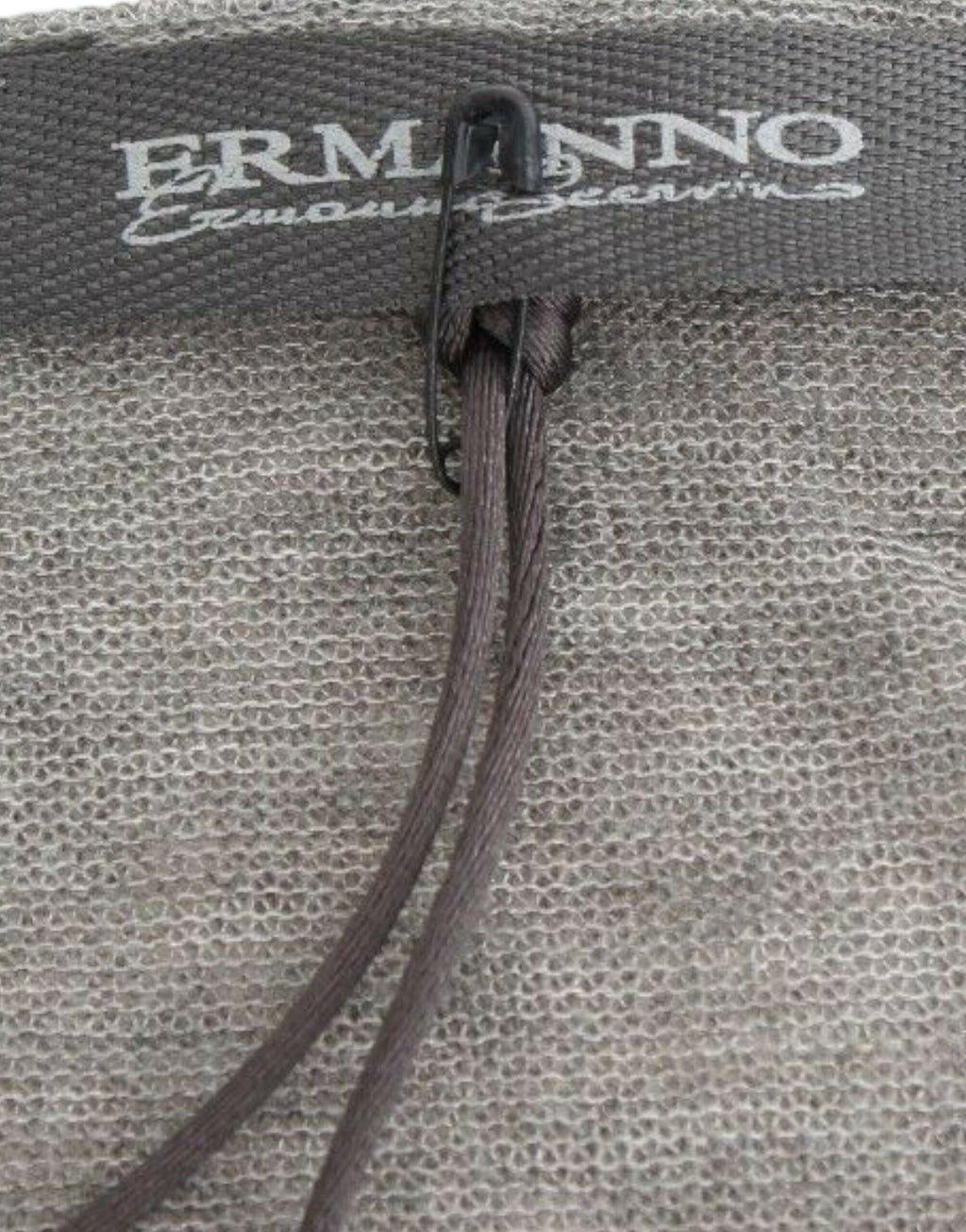 Ermanno Scervino Grey long-sleeved wool blend sweater