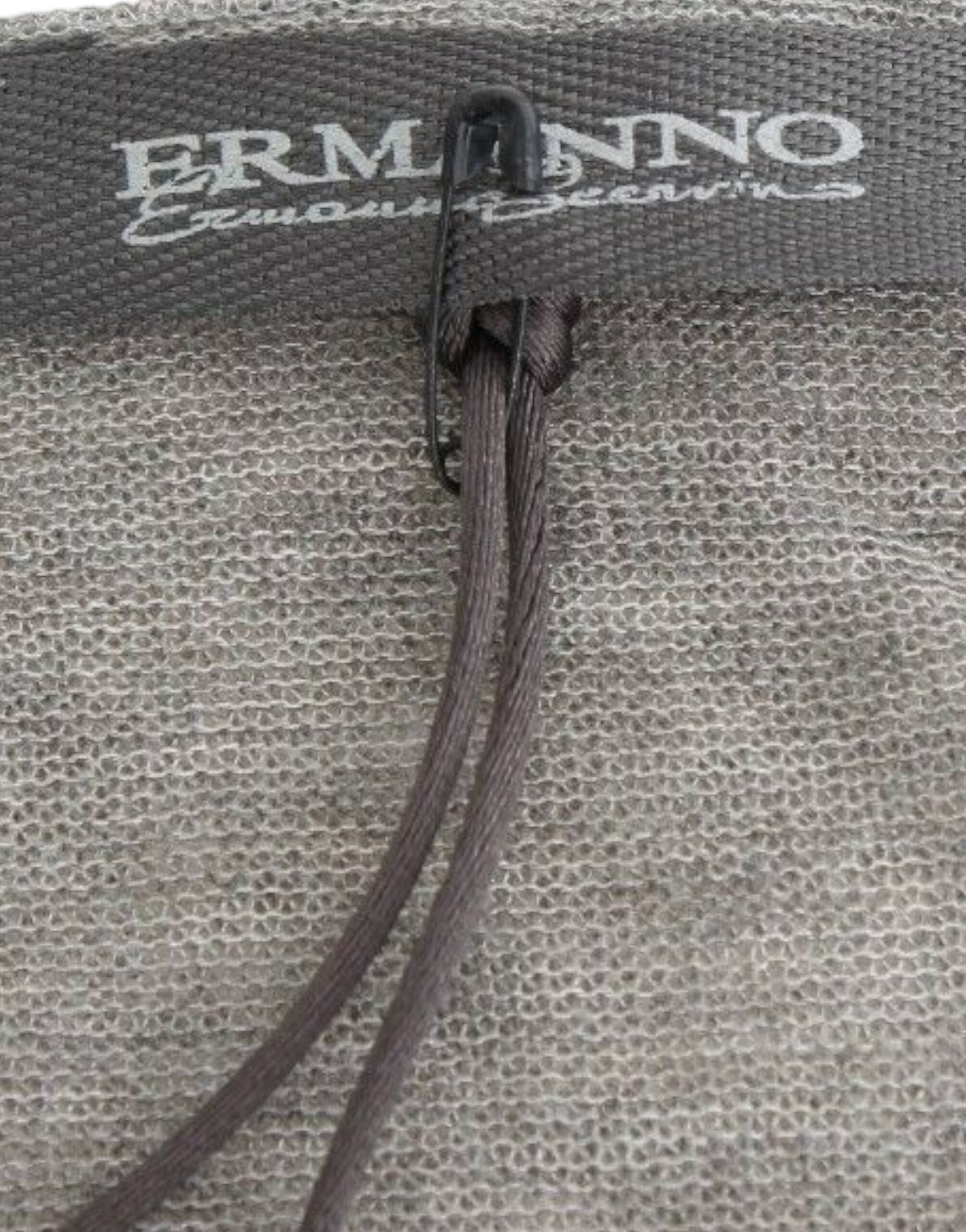 Ermanno Scervino Grey long-sleeved wool blend sweater