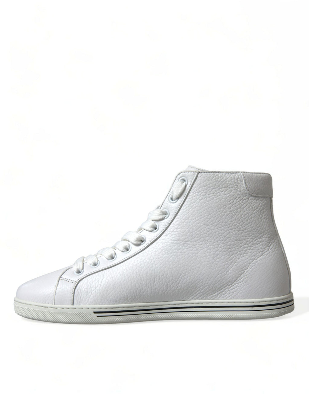 Dolce & Gabbana White Saint Tropez High Top Men's Sneakers Shoes