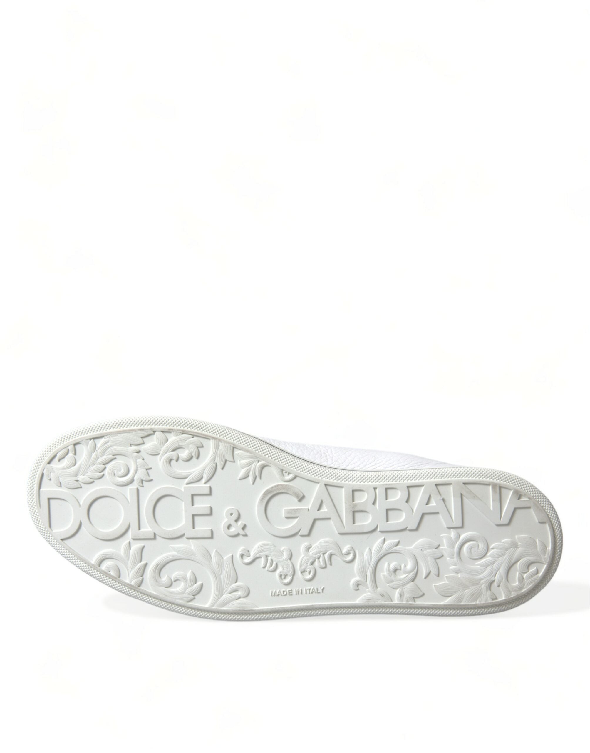 Dolce & Gabbana White Saint Tropez High Top Men's Sneakers Shoes