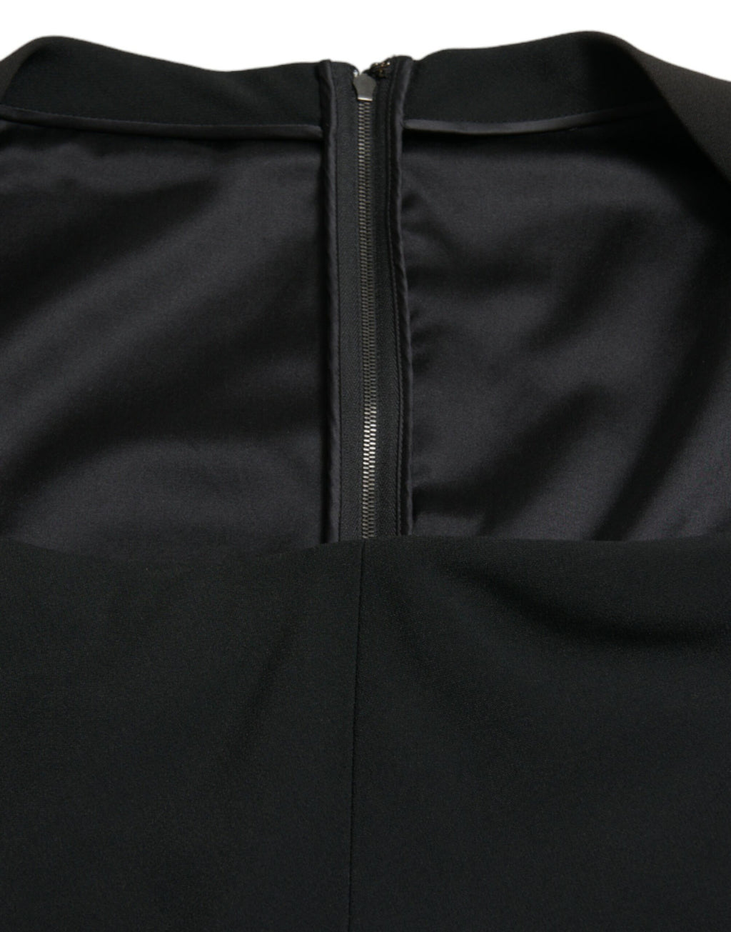 Dolce & Gabbana Black Sleeveless Cady Viscose Dress