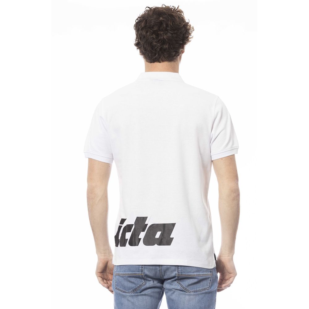 Invicta Weißes Poloshirt aus Baumwolle für Herren