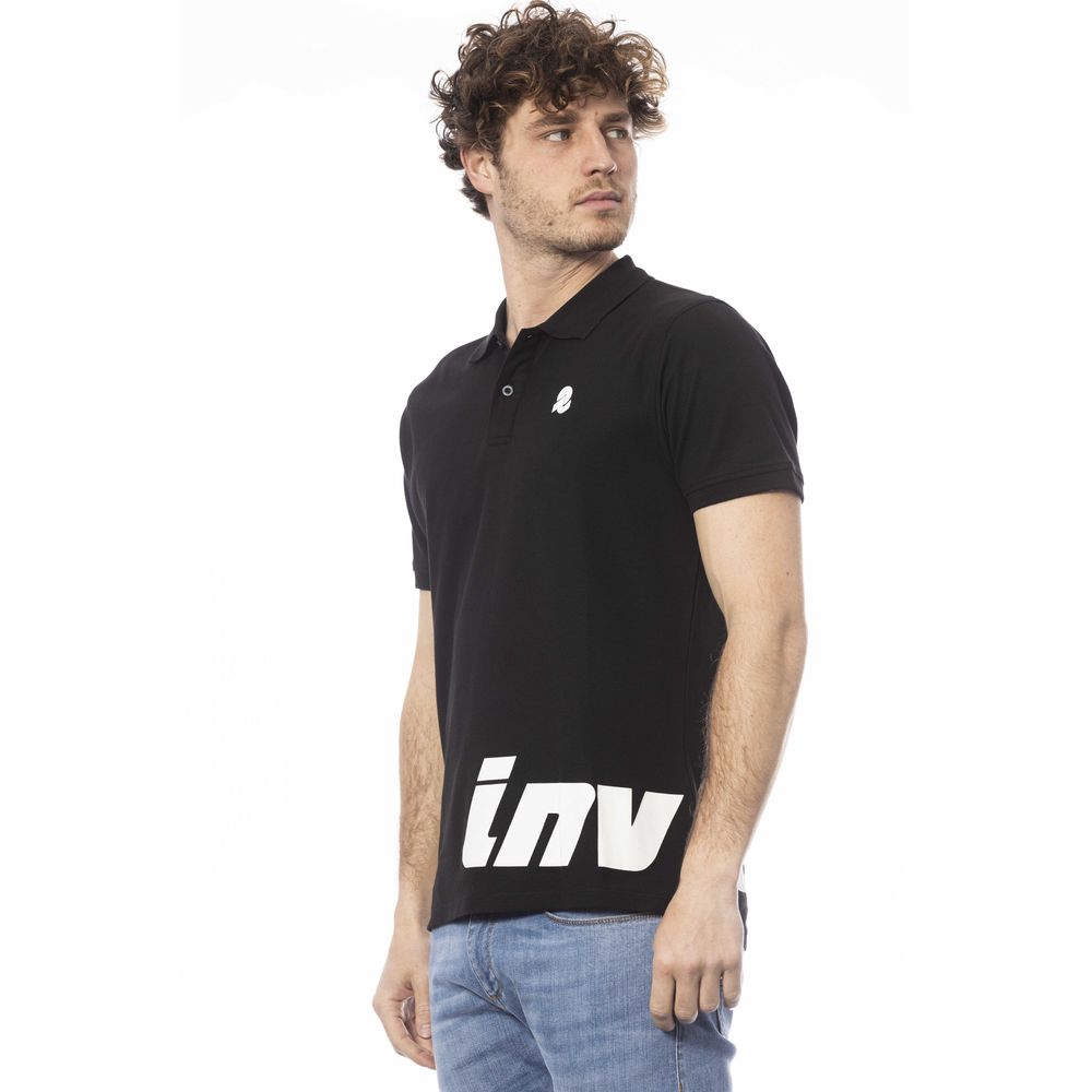 Invicta Men's Black Cotton Polo Shirt