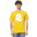 Invicta Herren T-Shirt aus gelber Baumwolle