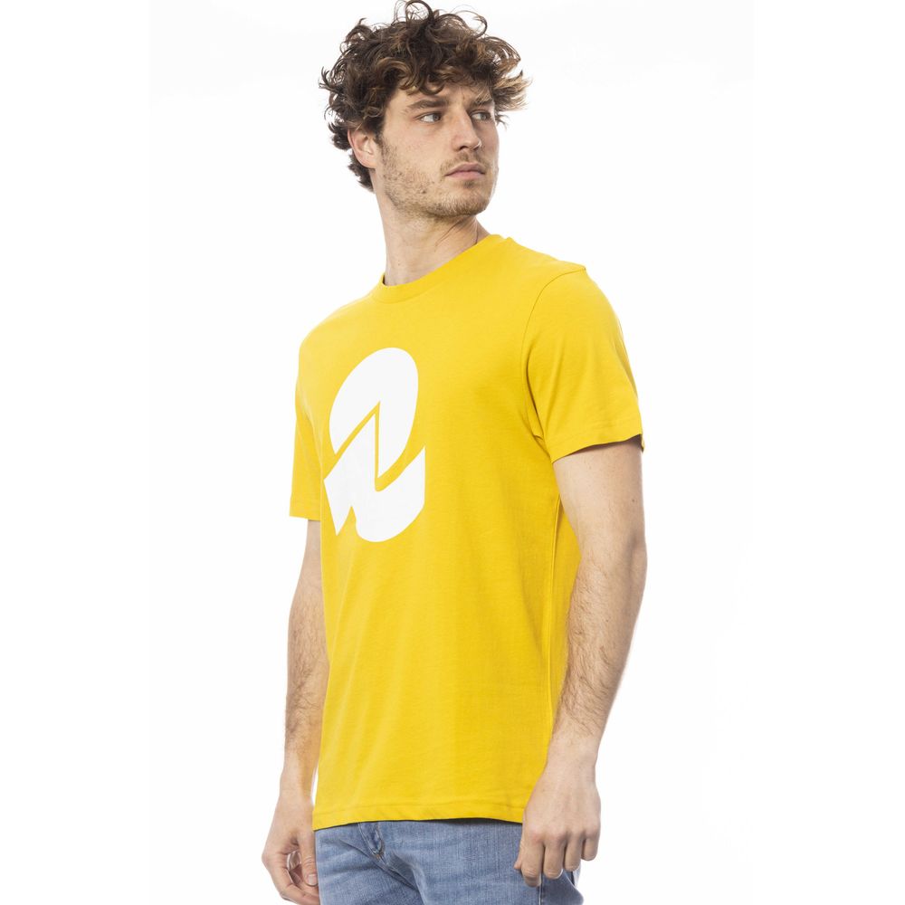 Invicta Herren T-Shirt aus gelber Baumwolle