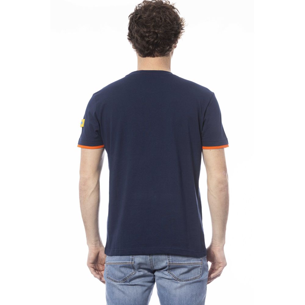 Invicta Men's Blue Cotton T-Shirt