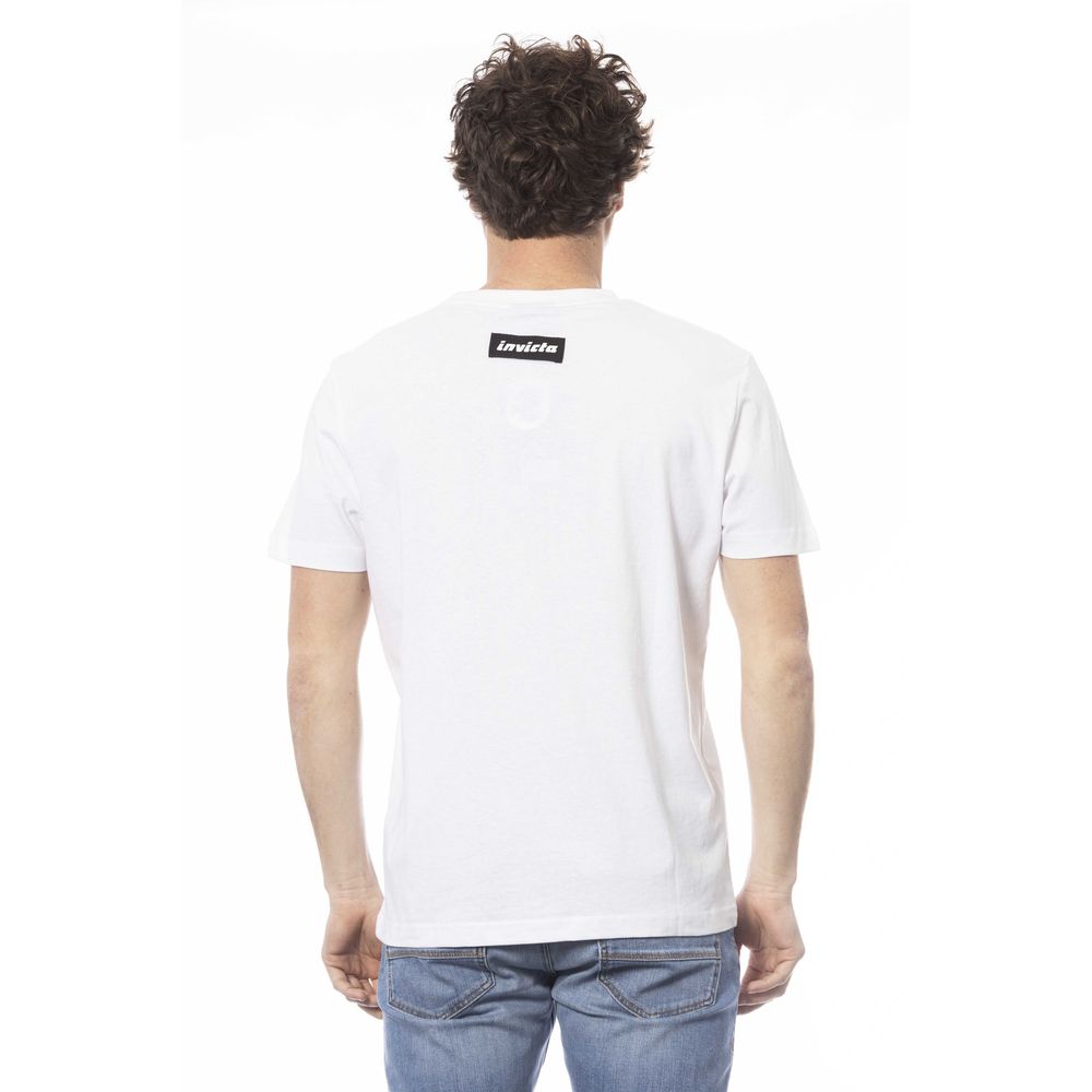 Invicta "Weißes Herren T-Shirt aus Baumwolle"
