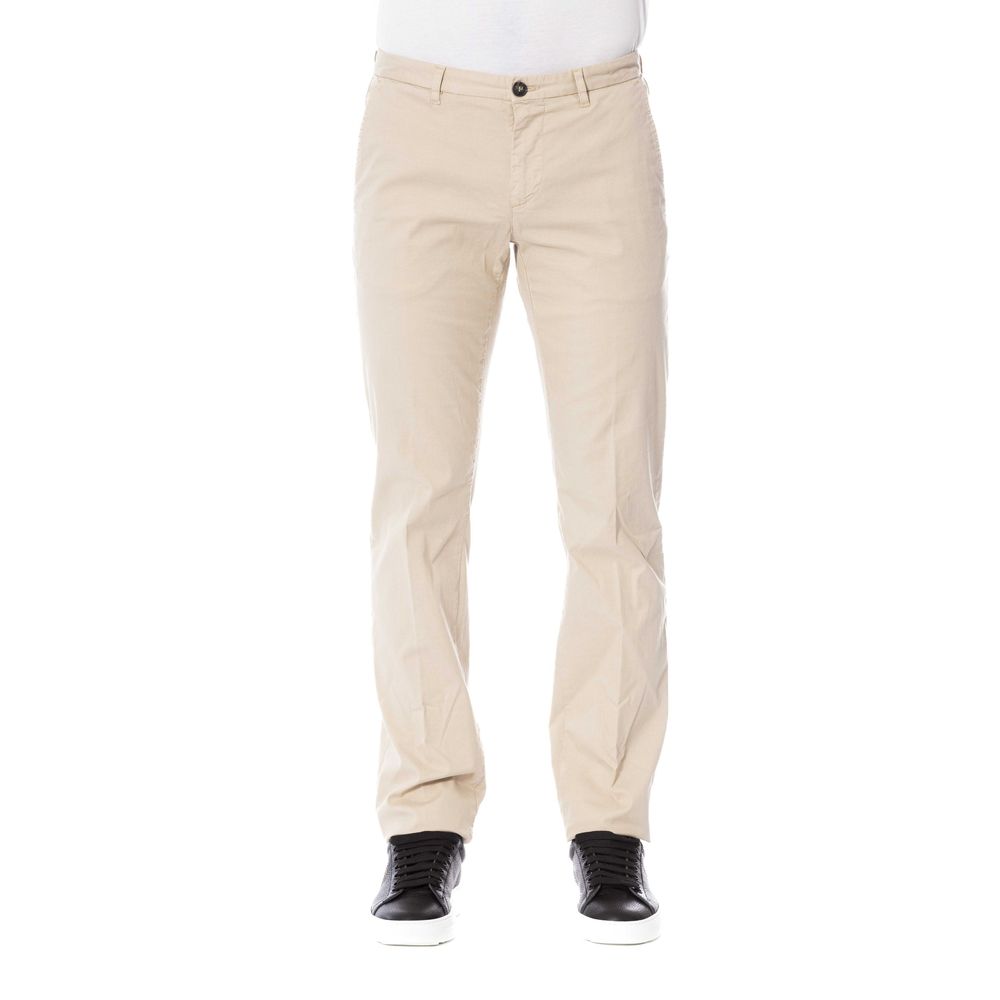 Trussardi Beigefarbene Baumwollhose für Herren