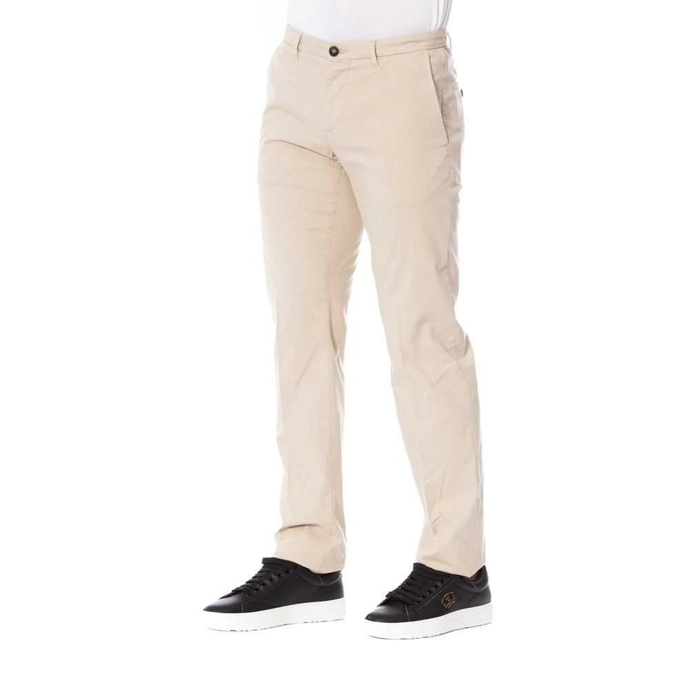 Trussardi Beigefarbene Baumwollhose für Herren