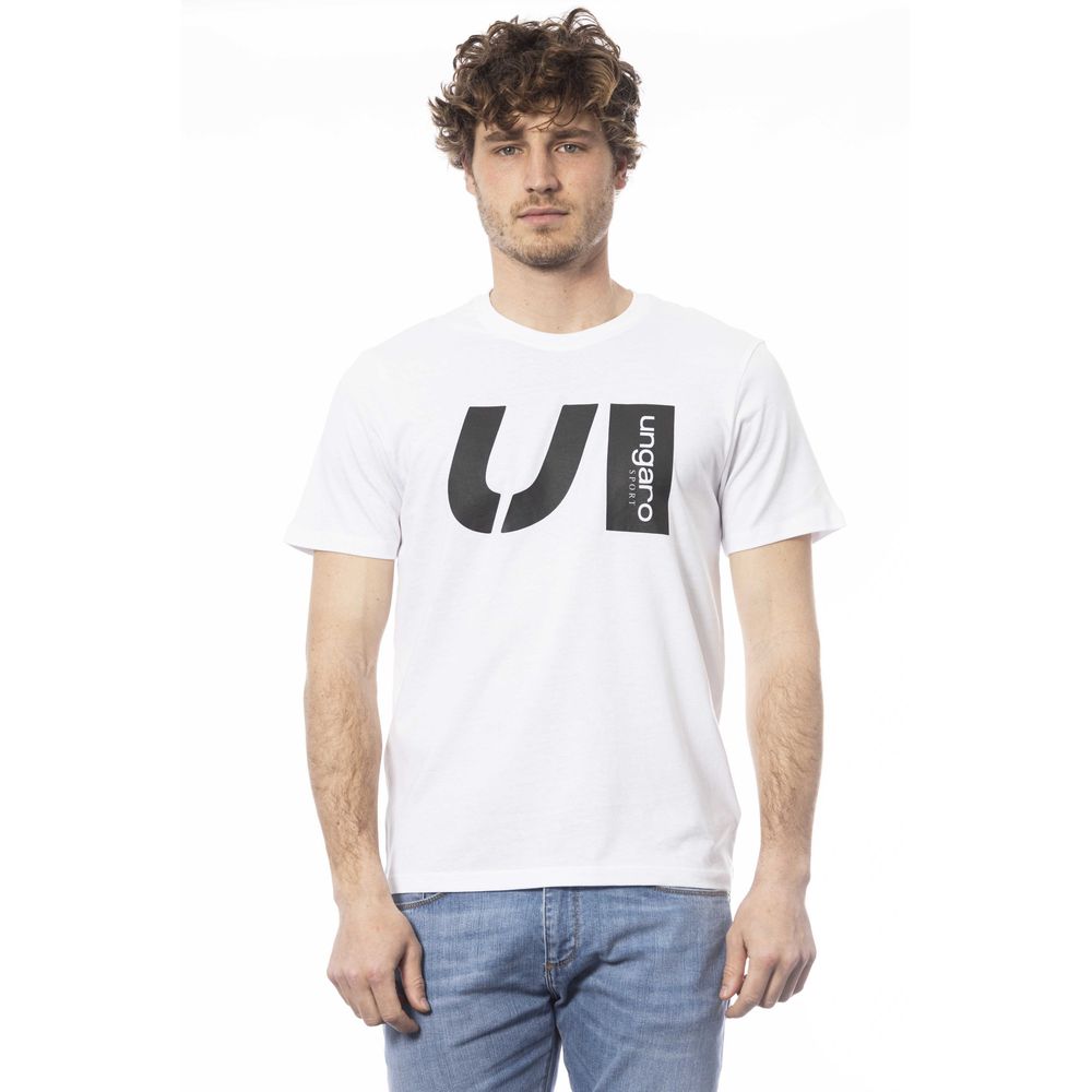 Ungaro Sport Men's White Cotton T-Shirt