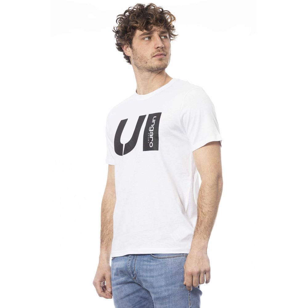 Ungaro Sport Men's White Cotton T-Shirt