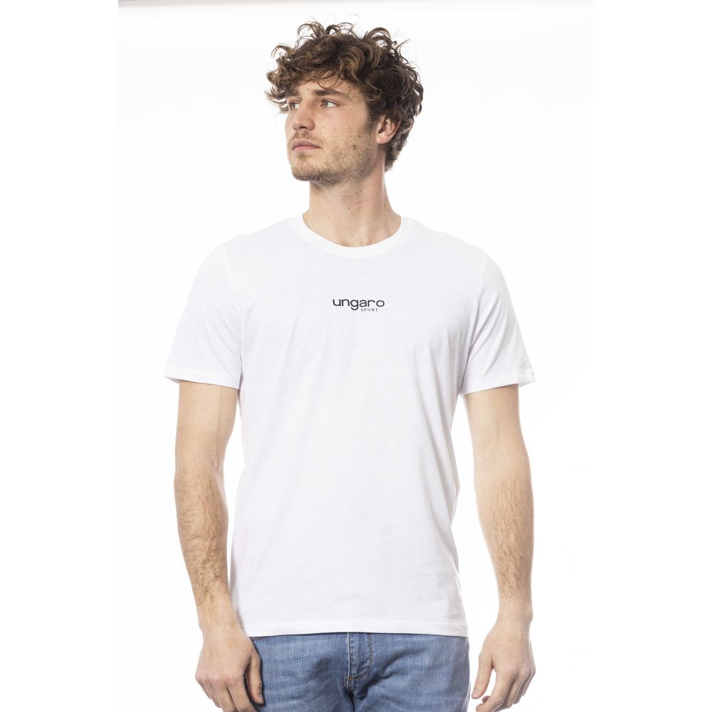 Ungaro Sport Men's White Cotton T-Shirt